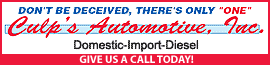 Culp's Automotive logo
