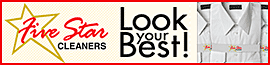 Five Star Cleaners logo