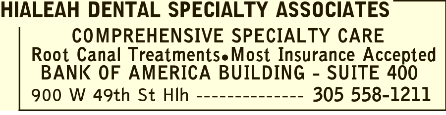 Hialeah Dental Specialty Associates