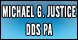 Justice, Michael G DDS PA logo