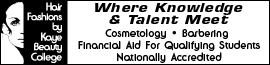 Kaye's Beauty College - Castleton logo