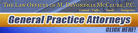 Law Offices Of M DeVondria McClure PC logo