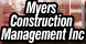 Myers Construction Management Inc logo