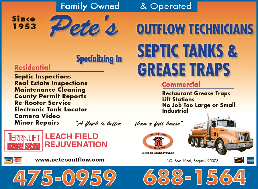 Pete's Outflow Technicians