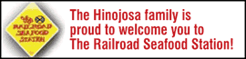 Railroad Seafood Station-Corpus logo