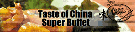 Taste of China Super Buffet logo