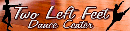Two Left Feet Dance Center logo