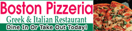 Boston Pizzeria logo