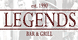 Legends Bar & Grill logo