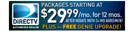 Direct Sat TV - An Authorized DIRECTV Dealer logo