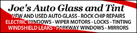 Joe's Auto Glass and Tint logo