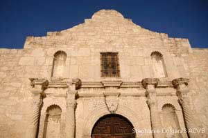 The Alamo facade in San Antonio, TX