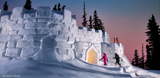 Kidtopia Snow Fort at Keystone Resort