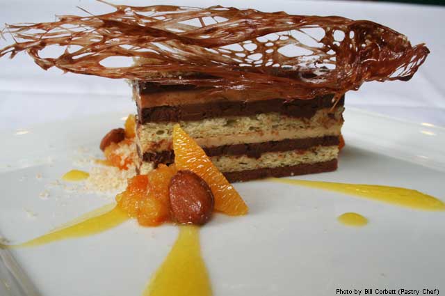 Opera Cake at Absinthe Brasserie & Bar