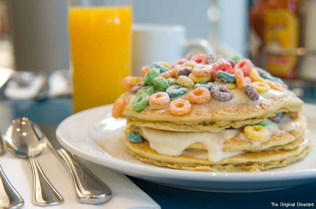 Fruit Loop Pancakes at The Original Dinerant