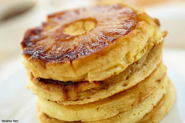 Pineapple Upside-Down Pancakes