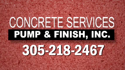 Concrete Services Pump and Finishing - Concrete Contractors