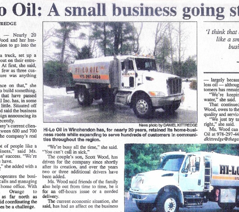 Hi-Lo Oil Inc - Winchendon, MA