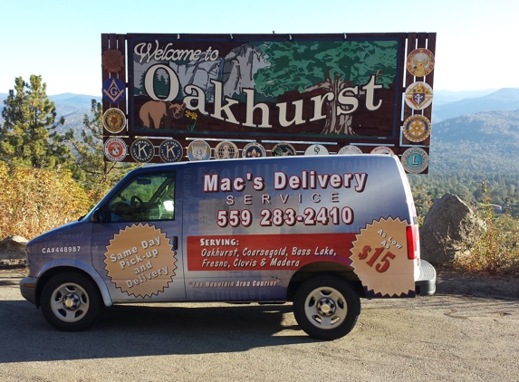Mac's Delivery Service - Coarsegold, CA