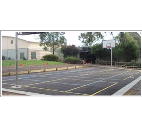 Asphalt & Civil Construction P/L - Montrose, VIC. Basketball / Netball Court - Asphalt (School)