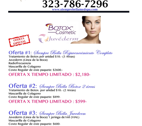 SIEMPRE BELLA MEDSPA - Huntington Park, CA