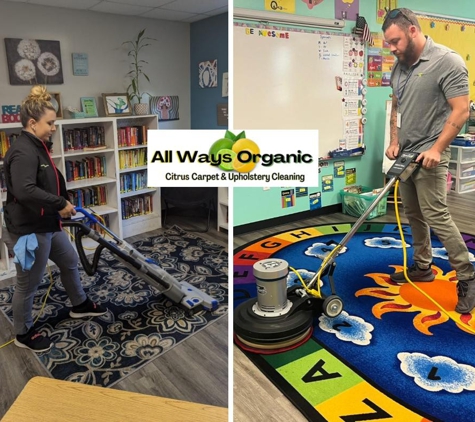 All Ways Organic Citrus Carpet & Upholstery cleaning - Wilmington, NC. The A Team Cleaning School Area Rugs!