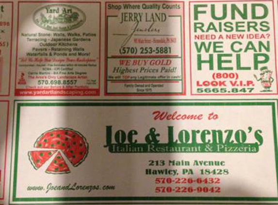 Joe & Lorenzos - Hawley, PA