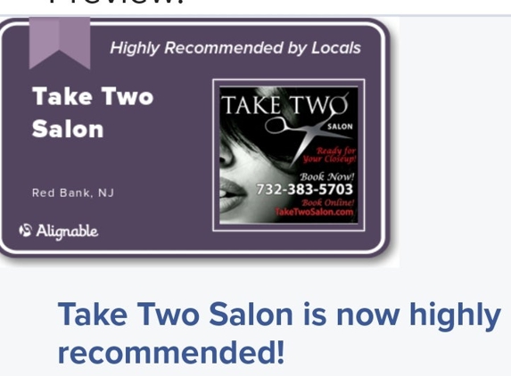 Take Two Salon - Red Bank, NJ