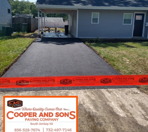 Cooper and Sons Paving - Parlin, NJ. Edison New Jersey asphalt driveway best Paving near me dig out Cooper and Sons Paving Company