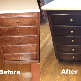 Bates Painting - Kansas City, MO. Refinishing covered all wood character.