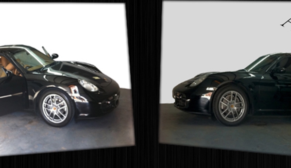 ShadeMakers Custom Window Tinting LLC - Fort Myers, FL. Before and after Porsche