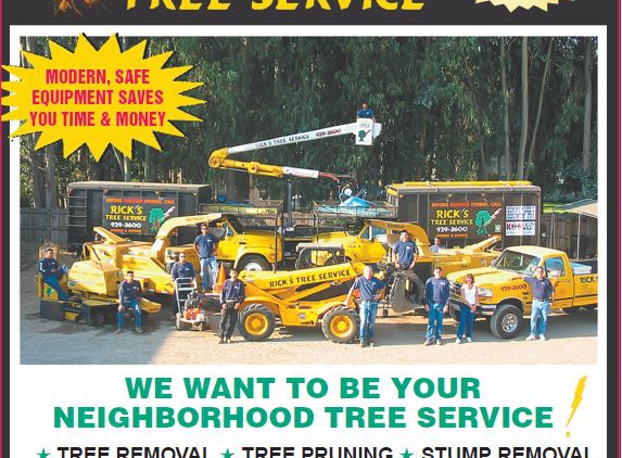 Rick's Tree Service - Arroyo Grande, CA