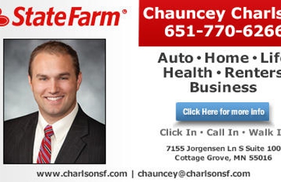 Chauncey Charlson State Farm Insurance Agent 7155 Jorgensen Ln S