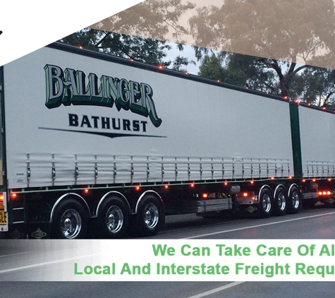 Ballinger Transport - White Rock, NSW. We Can Take Care Of All Of Your Local And Interstate Freight Requirements