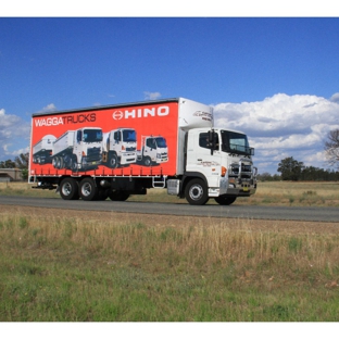 Wagga Trucks - East Wagga Wagga, NSW. Batkin and Damme Smash Repairs with HINO FE Tilt Tray