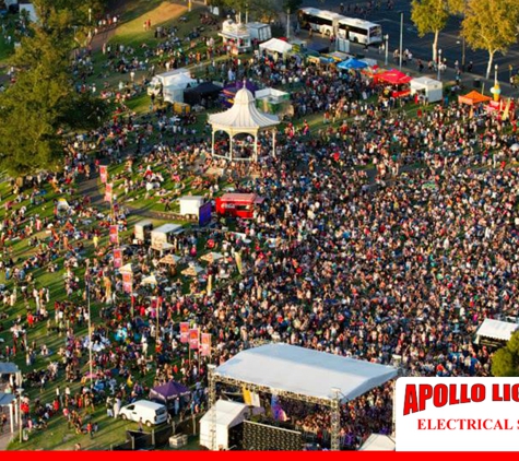 Apollo Lighting Service Pty Ltd - Seacombe Heights, SA. Festival Power Supply