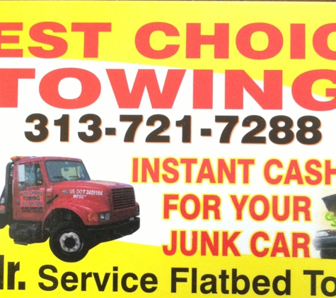 best choice towing - detroit, MI