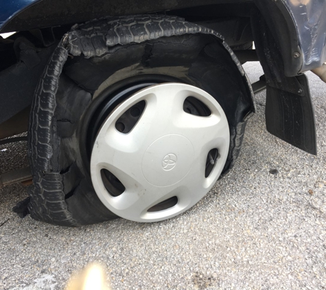 Texan auto works - Houston, TX. I left their shop drive only 2 red lightI  the tire blew out and stranded me a few blocks from my apartment. I