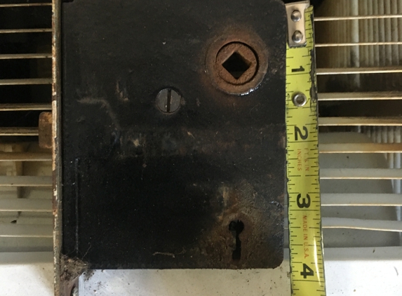 Caton Lock Service - Catonsville, MD. This was an early 1900s Skillman residential mortise lock on a 115 year old building