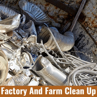 Metal Merchants. Remove Junk Scrap Metal & Old Equipment From Your Industrial Or Farm Job Site With The Help Of Our Clean-Up Services