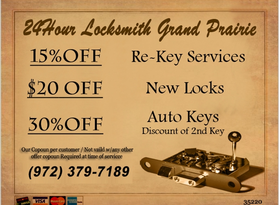 24 HR Locksmith Grand Prairie - Grand Prairie, TX