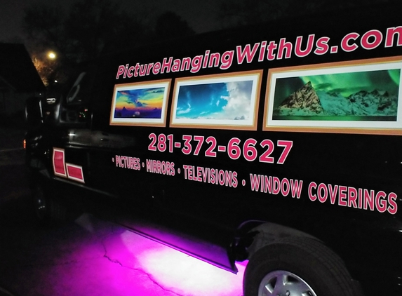 Picture Hanging With US - Houston, TX. www.PictureHangingwithUS.com