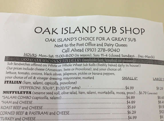 Oak Island Deli & Pub - Oak Island, NC