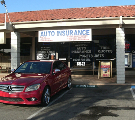 Immaculate Auto Insurance Services - Fullerton, CA