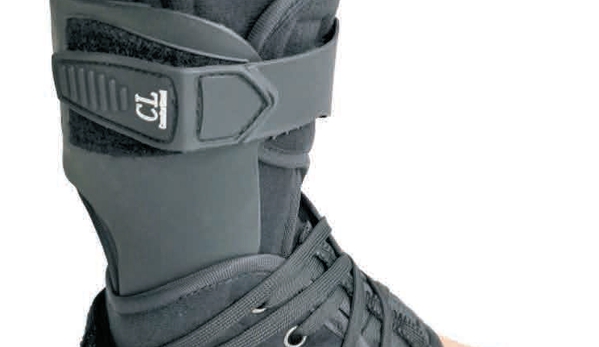 Bracen - San Diego, CA. L1971/L1906 - Ankle foot orthosis, plastic or other material with ankle joint, prefabricated, includes fitting and adjustment. The Accord ankle brace Ill (CL-301) offers more stability than regular ankle supports: providing the foundation for successful ankle injury treatment. It is a low-profile, lightweight device that prevents abnormal ankle inversion, eversion, and rotation while allowing natural, unrestricted dorsi and plantar-flexion. The combination of soft goods with a rigid foot plate and adjustable calf cuff provide unsurpassed levels of control and support. The Accord ill also features a detachable posterior panel that stops just below the knee, giving patients the option for added support. Indications:  Acute and chronic ankle sprains, ankle instability, syndesmosis sprains. Features:  Font closure for easy application, rigid uprights and functional hinge, removable posterior support panel.