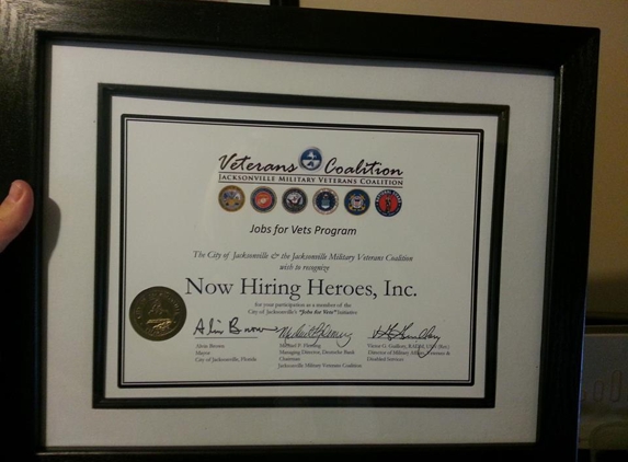 NOW Hiring Heroes, Inc. - Jacksonville, FL