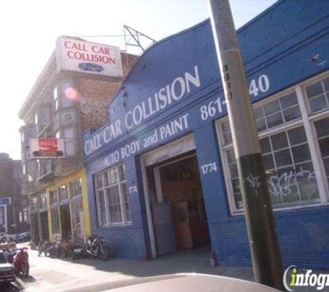 Call Car Collision - San Francisco, CA