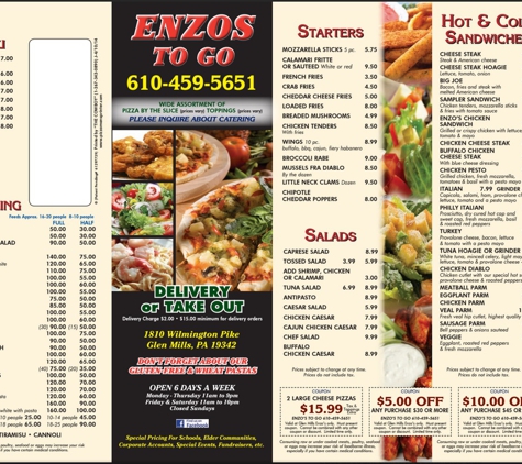 Enzo's To Go - Glen Mills, PA