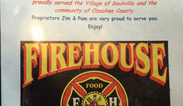 Fire House Restaurant - Saukville, WI. Menu 1