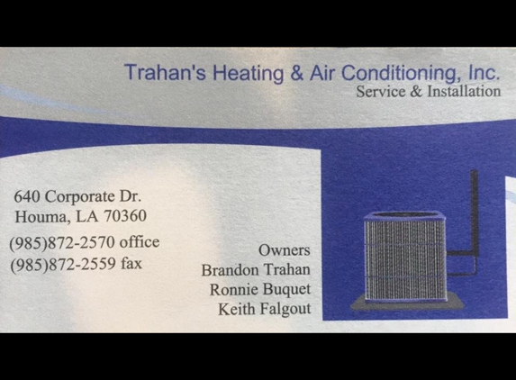 Trahan's Heating & Cooling - Houma, LA